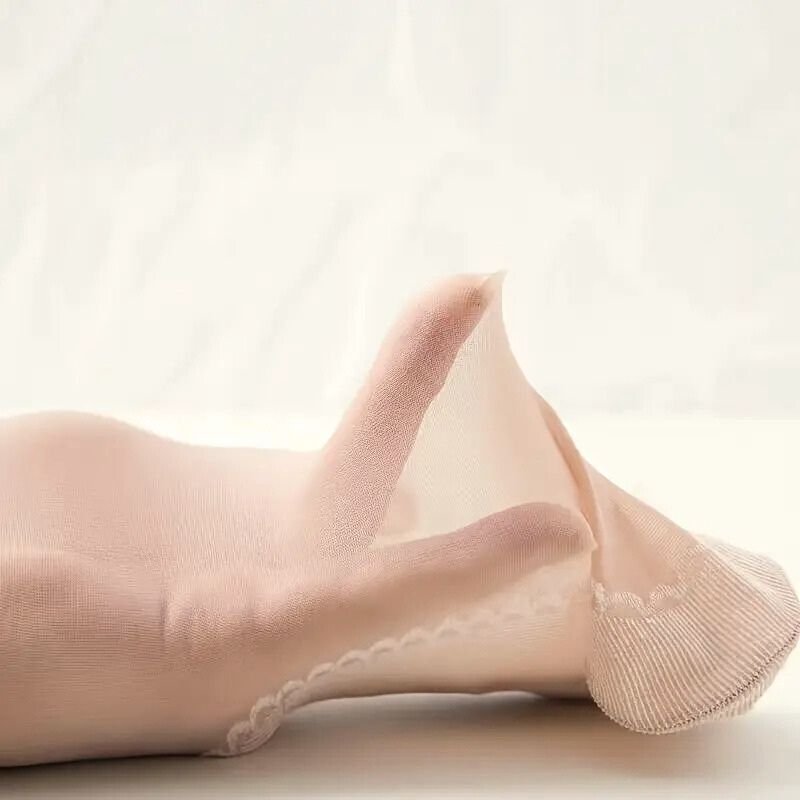 5+5 Gratis | Damen Anti-Rutsch Socken | Atmungsaktiv & Verstärkte Zehen | Unsichtbare No-Show Passform für Sommer