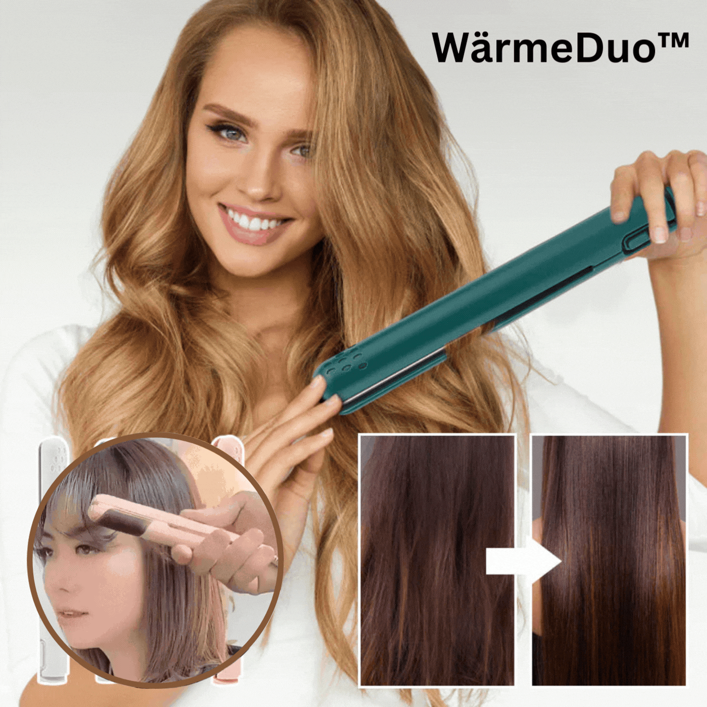 WärmeDuo™ Müheloses Lockenperfektionseisen in nur wenigen Minuten