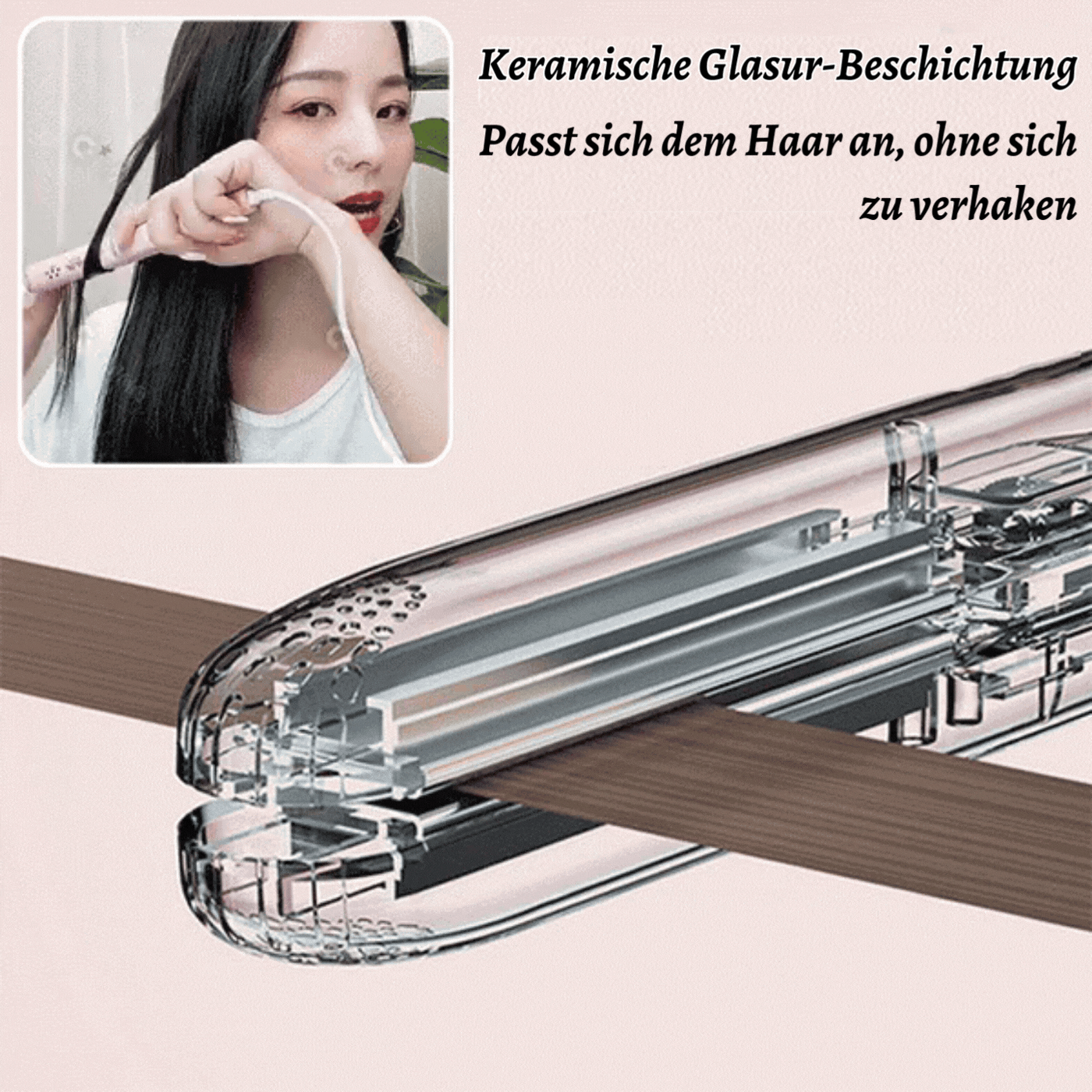 WärmeDuo™ Müheloses Lockenperfektionseisen in nur wenigen Minuten