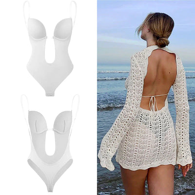 NackteEleganz™ Rückenfreier Bodysuit-BH