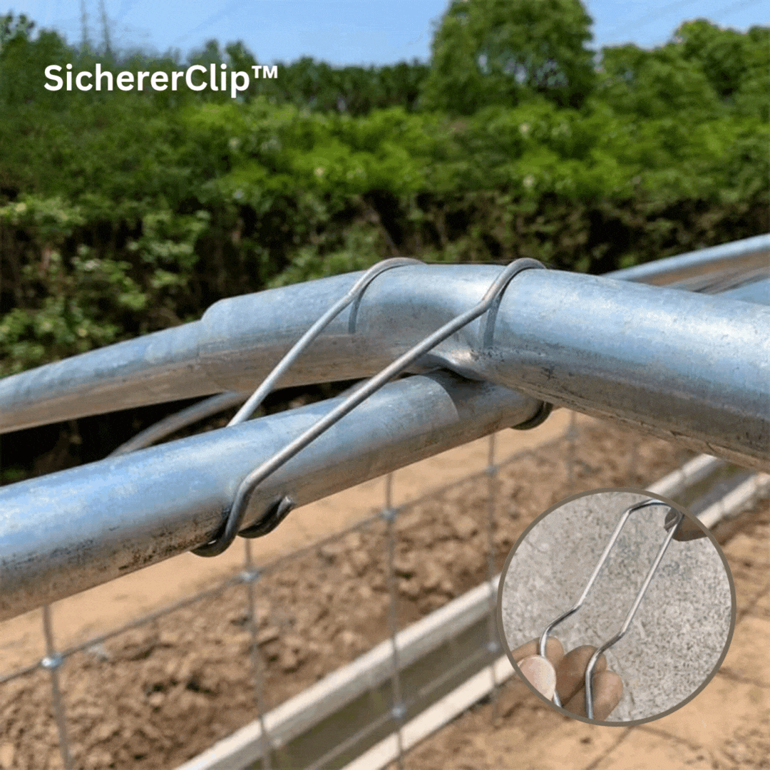 SichererClip™ Sichert Zäune mühelos