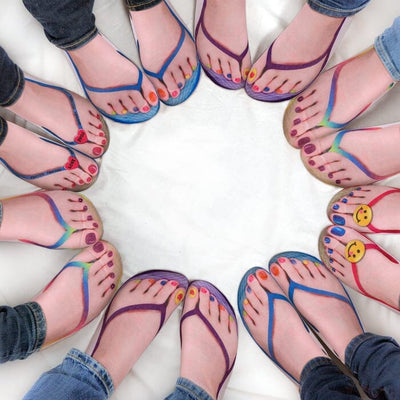 Damen Motivsocken | Maniküre-Print Design | Weiches Baumwollmischgewebe | Bequem & langlebig