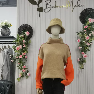 Bella | Schöner Farbblock-Pullover