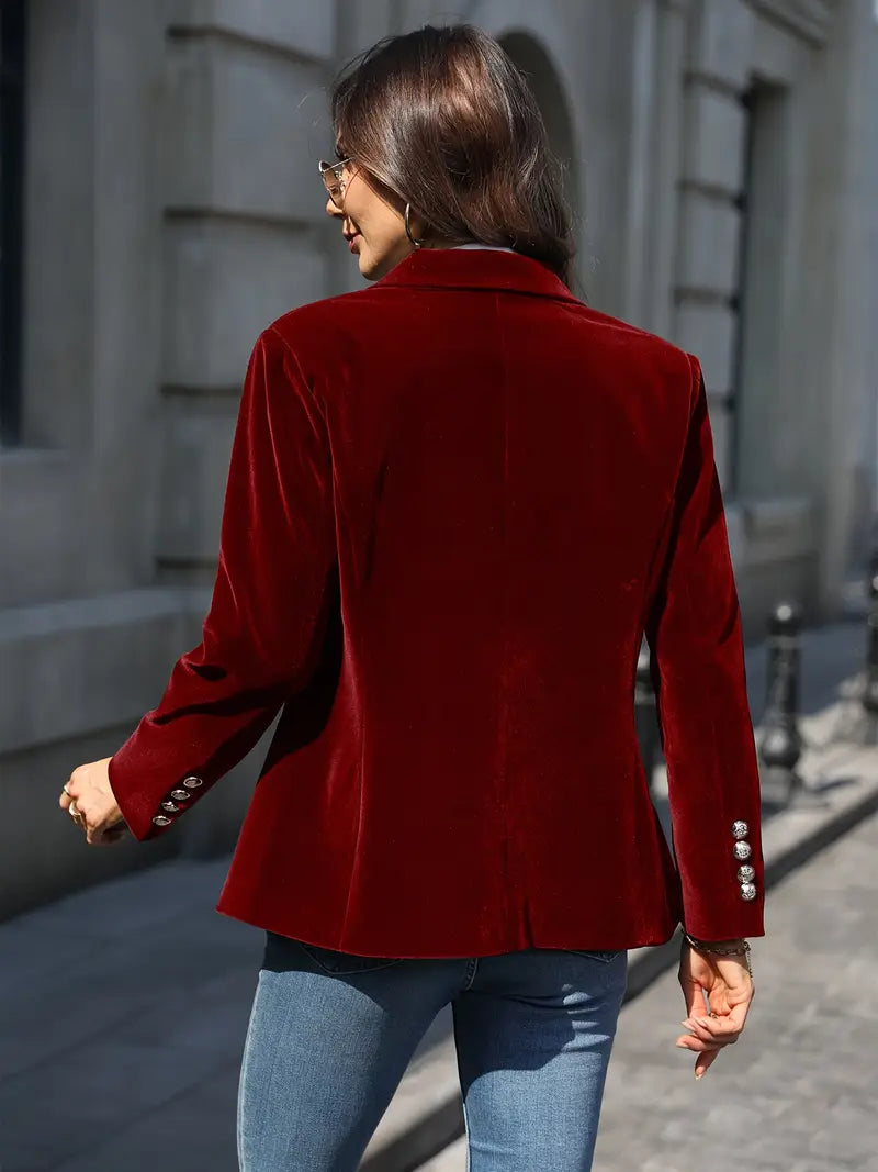 Bella | Weicher und eleganter Samtblazer für Damen