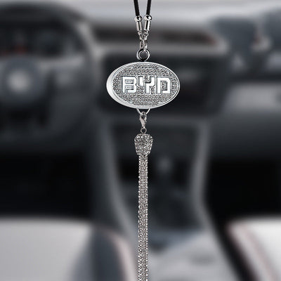 Auto-Logo Parfüm-Anhänger | Kristall & Zinklegierung | Funkelnde Dekoration & Geschenkidee