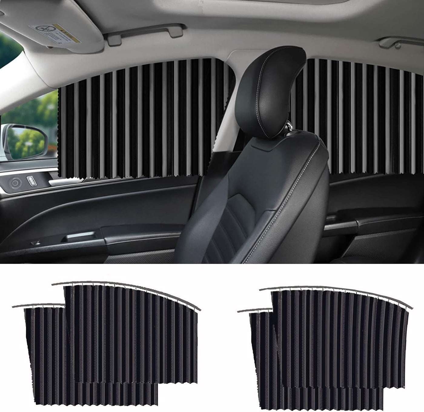 SichtSchutz™ Mühelose Fensterschirmung
