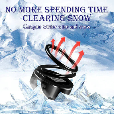 Solar Autoheizung | Kinetisches Molekular-Heizgerät | Auftauen & Enteisen | Tragbare Heizung für Auto & Zuhause