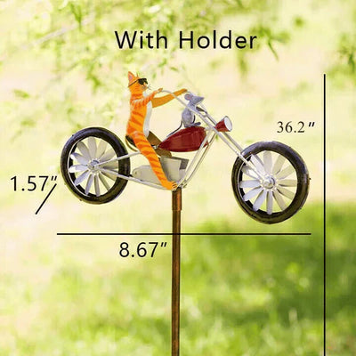 AntiquitätenTwister™ Vintage Metall-Fahrrad Windmühle