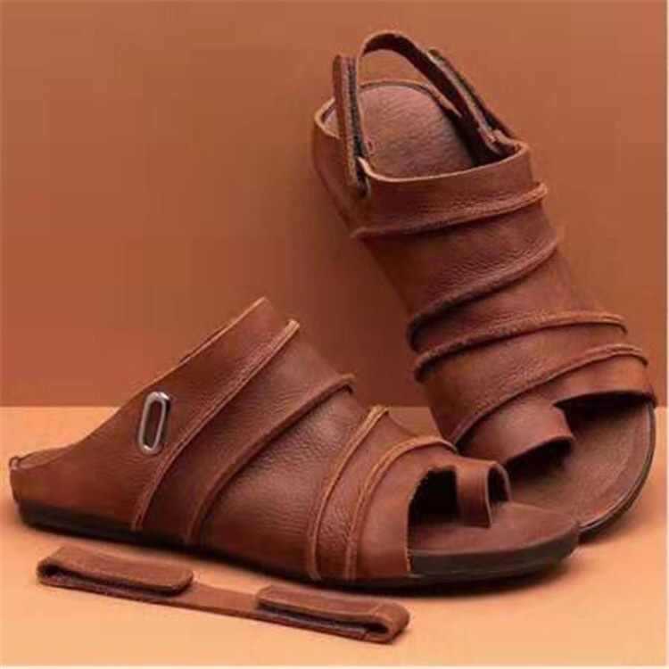 Damen Orthopädische Sandalen | Haltungskorrektur & Schmerzlinderung | Leder | Bequem & rutschfest