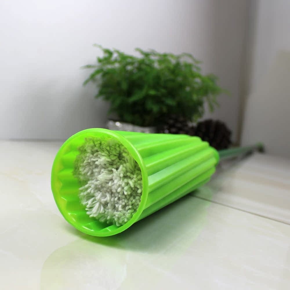 2-in-1 Bodenmopp selbstwringend | Mikrofaser Moppkopf | 360° flexibel & platzsparend | Dehydrierender Mopp