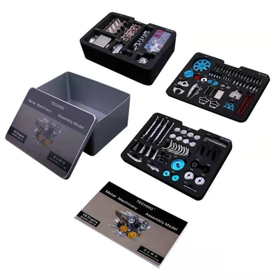 Auto Motor Modell Bausatz | 8-Zylinder | Sammlerstück aus Massivharz | Lern- & Dekoobjekt