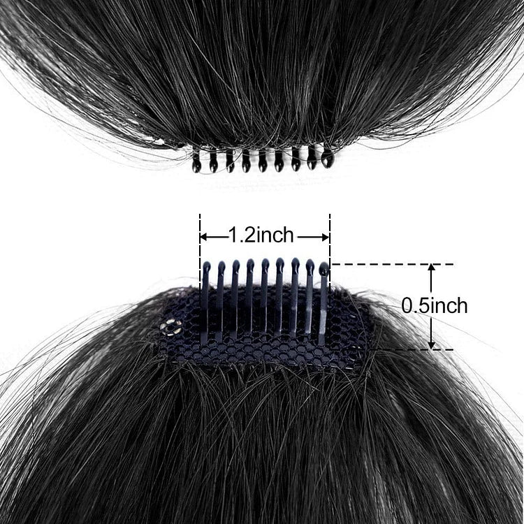 KnallSchnapp™ Frauen Clip Haar Pony