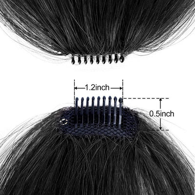 KnallSchnapp™ Frauen Clip Haar Pony