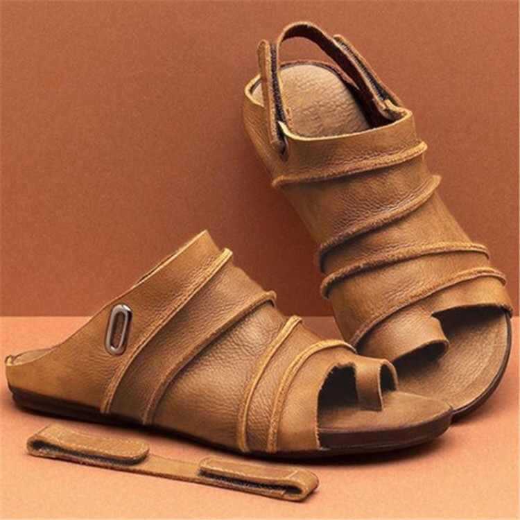 Damen Orthopädische Sandalen | Haltungskorrektur & Schmerzlinderung | Leder | Bequem & rutschfest