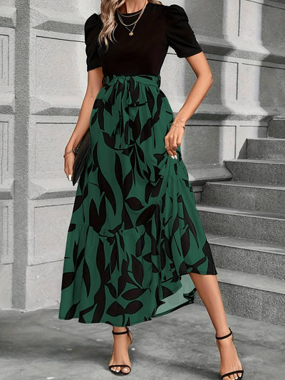 Claudia | Zeitloses Frühlingsblumen Damenkleid