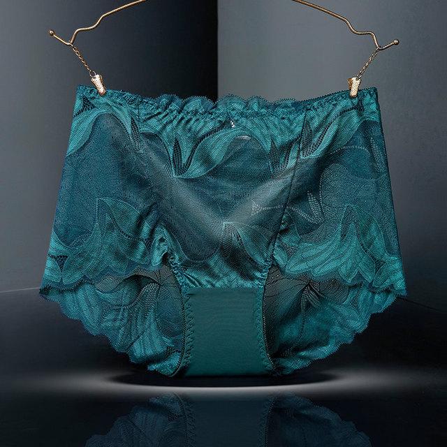 1+2 Gratis | Damen Mid-Waist Panties | Nahtlos Unterwäsche | Unsichtbare Spitze | 3er-Pack