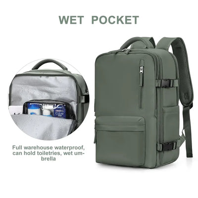 Wasserfester Reise-Rucksack für Damen