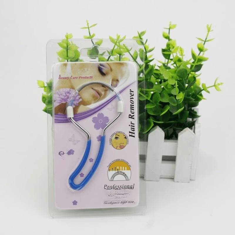 2+2 Gratis | Manueller Gesichtshaarentferner | Schmerzfreie Haarentfernung ohne Batterien | Edelstahl, tragbar & sanft zur Haut