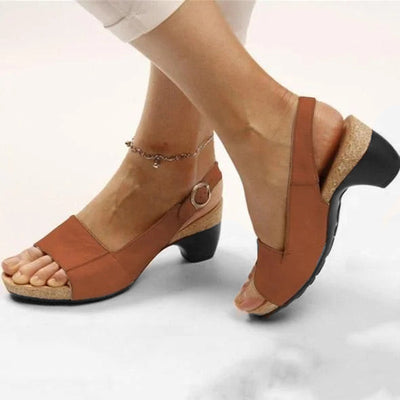 Bequeme elegante Schuhe mit niedrigem dicken Absatz (🔥KAUF 2 GRATIS VERSAND)