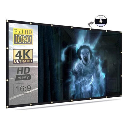 Halloween Projektor mit Leinwand & Stativ | Holografische 3D-Videos | LED wetterfest | Für Halloween & Weihnachten