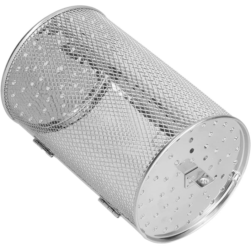 Rotierender Grillkorb | Für Grill & Heißluftfritteuse | Gemüse, Fleisch & Nüsse rösten