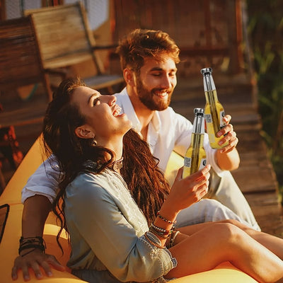 Edelstahl Bierkühlstab | Wiederverwendbarer Flaschenkühler | Für eiskaltes Bier bis zum letzten Schluck