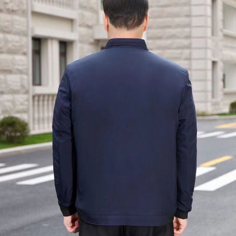 Herren Übergangsjacke | Stehkragen & Revers | Warm Gefüttert | Winddicht