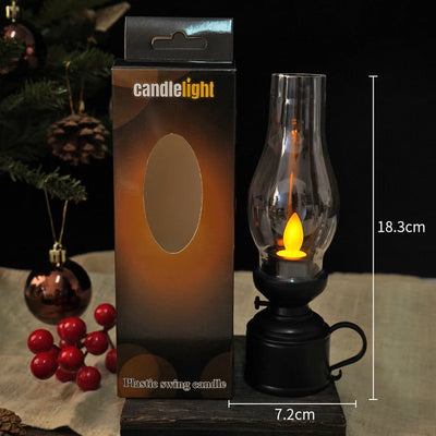 CandleLight – LED-Vintage-Petroleumlampe Elektronische Swing-Kerze