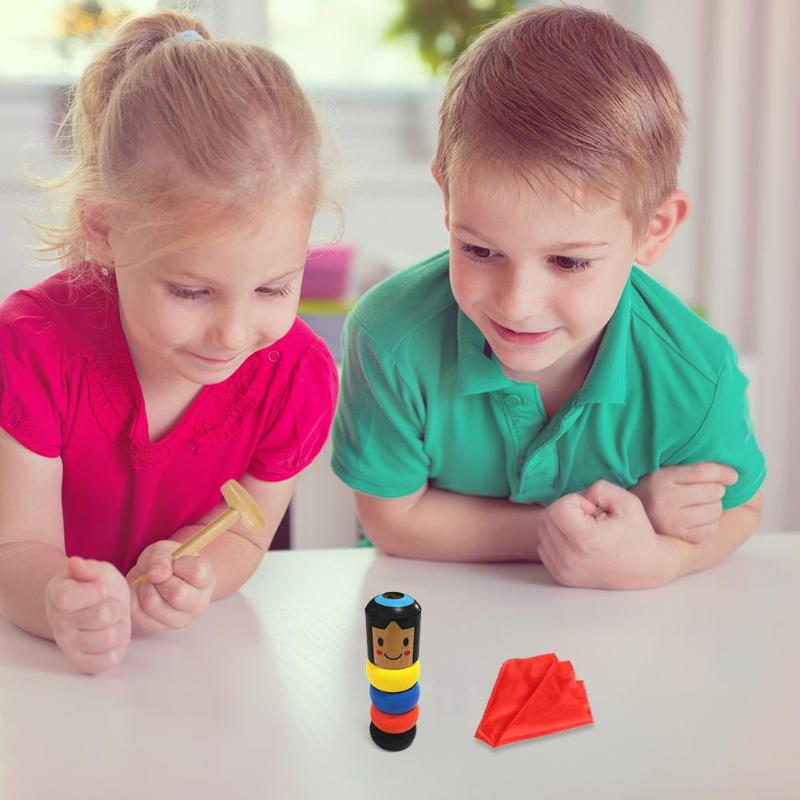 Magischer Holzmann Spielzeug | Unzerbrechlich & Mit Hammer | Kreatives Zauberspiel für Kinder
