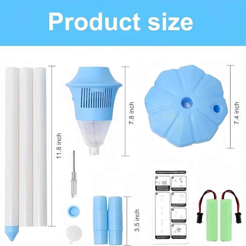 Party Bubble Lampe | LED Lichtshow | Integriertes Musiksystem | Tragbar & Auslaufsicher