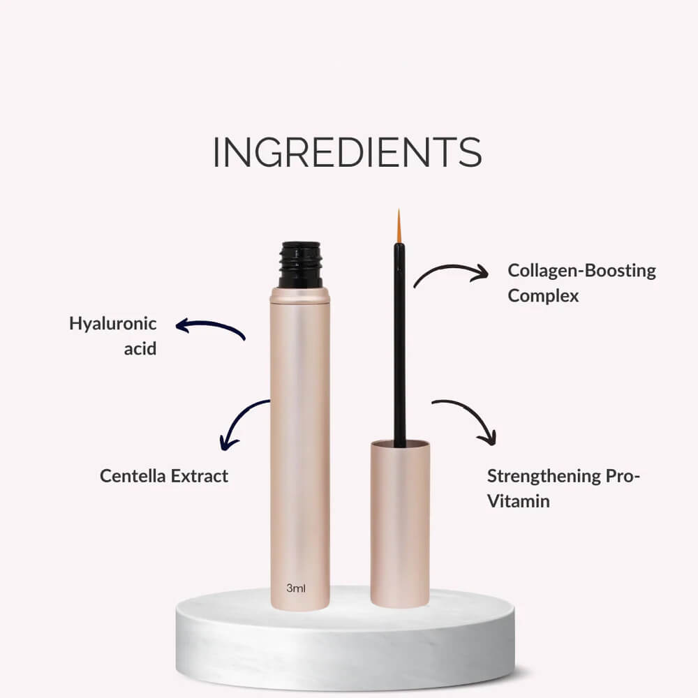 2+2 Gratis | Wimpernserum | Natürliches Wimpernwachstum | Längere & dichtere Wimpern ohne Extensions