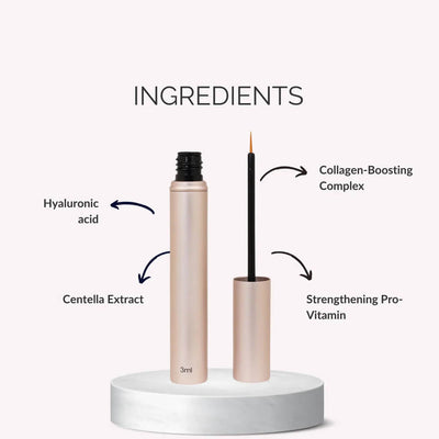 2+2 Gratis | Wimpernserum | Natürliches Wimpernwachstum | Längere & dichtere Wimpern ohne Extensions