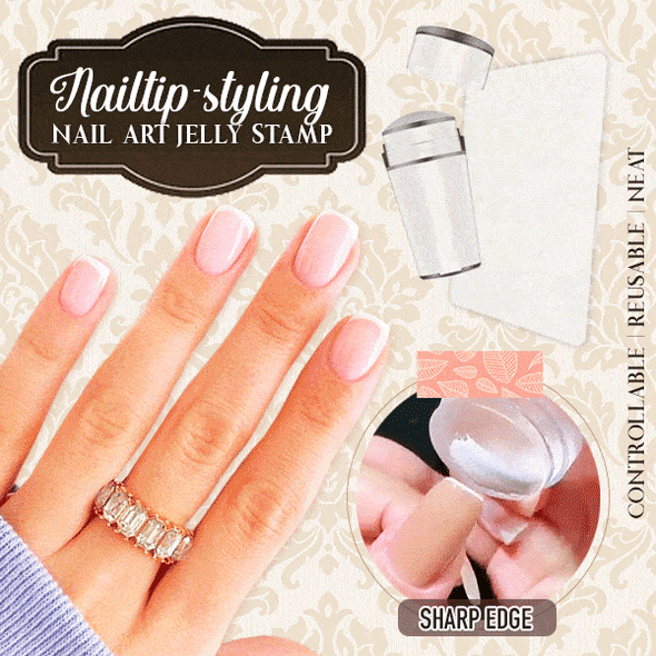 lusailstore - Nailtip-Styling Nagelkunst Jelly-Stempel