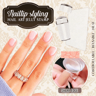 lusailstore - Nailtip-Styling Nagelkunst Jelly-Stempel
