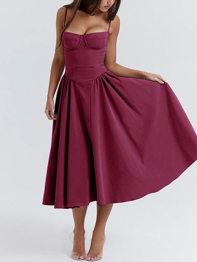 Vivian - Zeitlose Schönheit Midi-Kleid