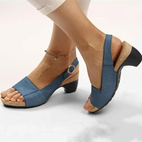 Bequeme elegante Schuhe mit niedrigem dicken Absatz (🔥KAUF 2 GRATIS VERSAND)