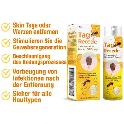 1+1 GRATIS | DermiClear™ - Bienenharzspray zur Entfernung von Warzen und Muttermalen