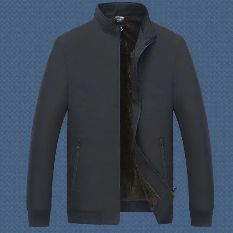 Herren Übergangsjacke | Stehkragen & Revers | Warm Gefüttert | Winddicht