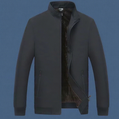 Herren Übergangsjacke | Stehkragen & Revers | Warm Gefüttert | Winddicht