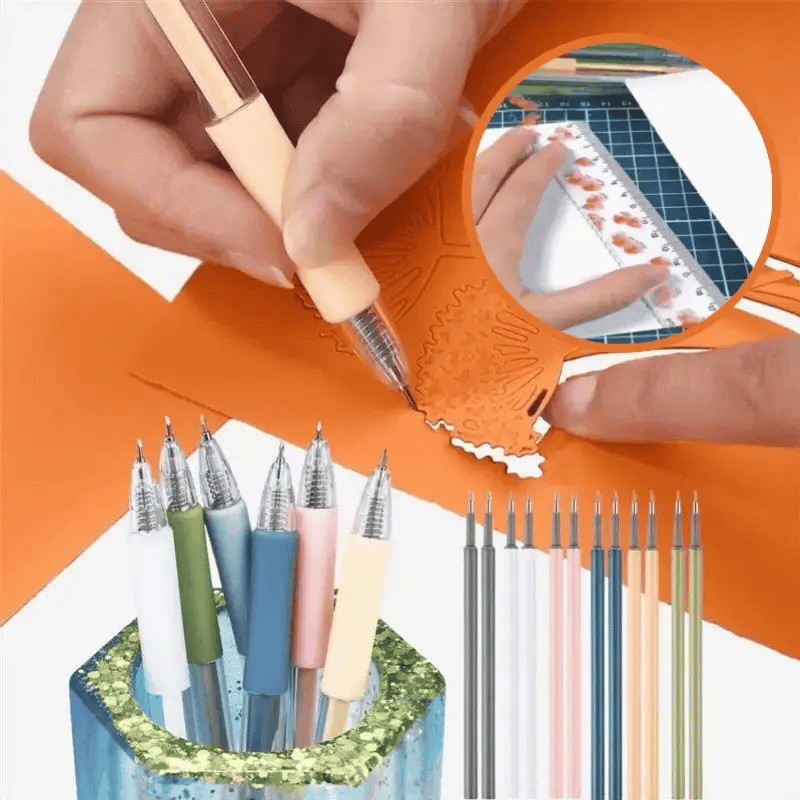 ScharfeScheibe™ Keramik-Kugelschreiber-Messer