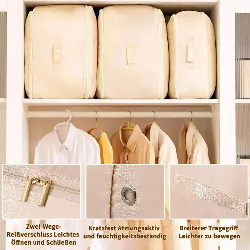 SchlankesPack™ Ultra-platzsparender Kompressions-Lagerbeutel