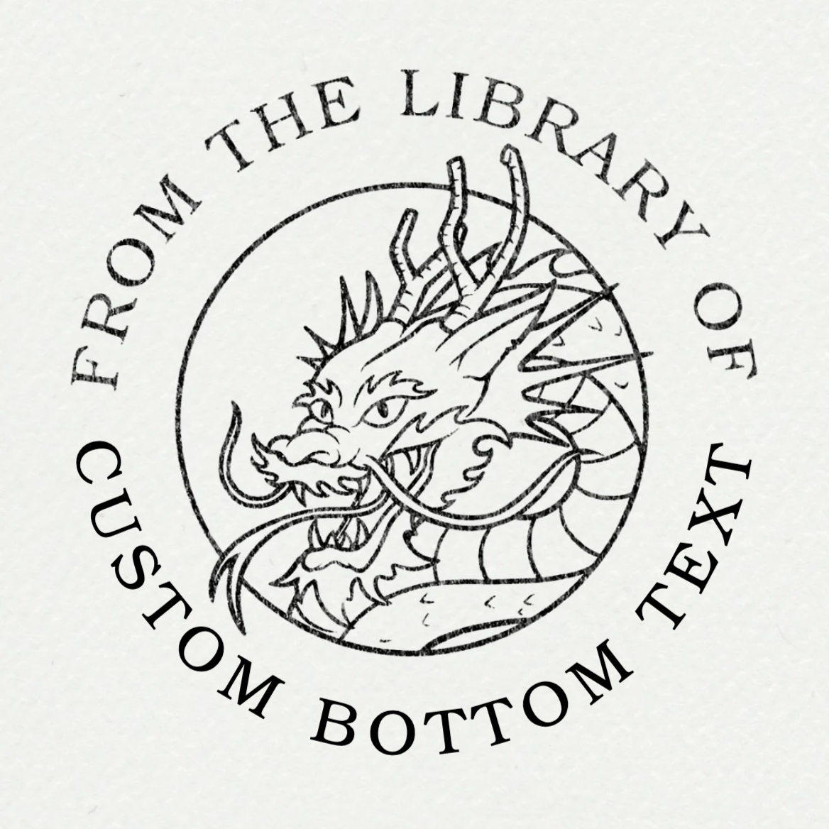 Personalisierter Buchprägestempel | Custom Book Embosser | Vintage Stil | Für Bücher, Umschläge & Sticker