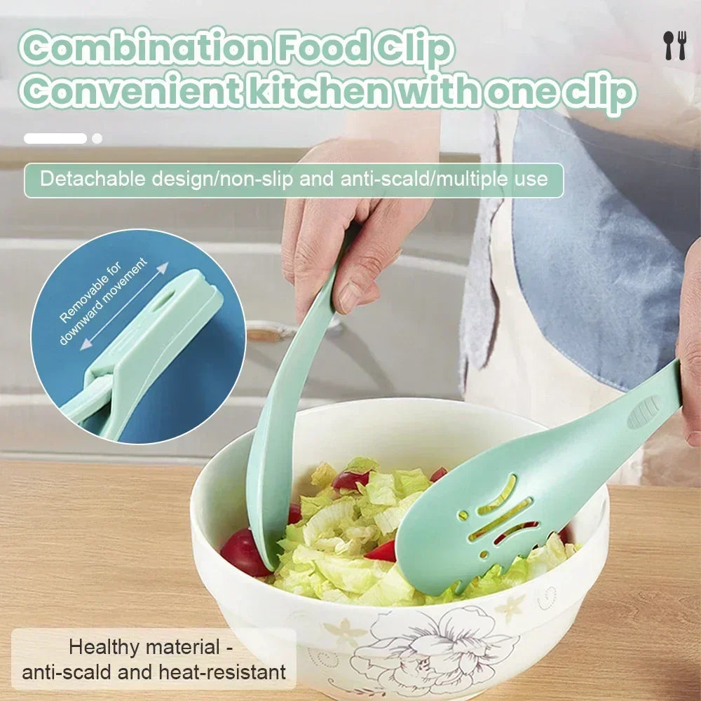 3-in-1 Küchenzange | Multifunktionales Koch- & Servierwerkzeug | Hitzebeständig & Leicht | HandlicheTong