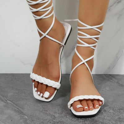 Linovero | Stilvolle Sandalen mit Riemchen für Frauen
