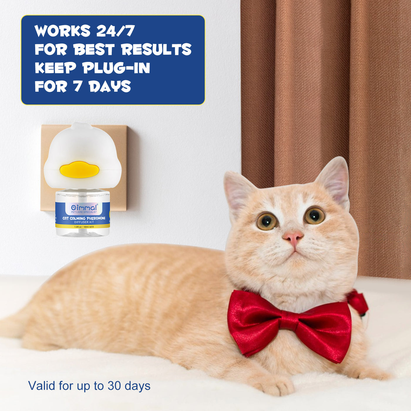 Beruhigungsset für Katzen | Pheromon-Diffusor | Reduziert Stress, Kämpfe & Markierverhalten