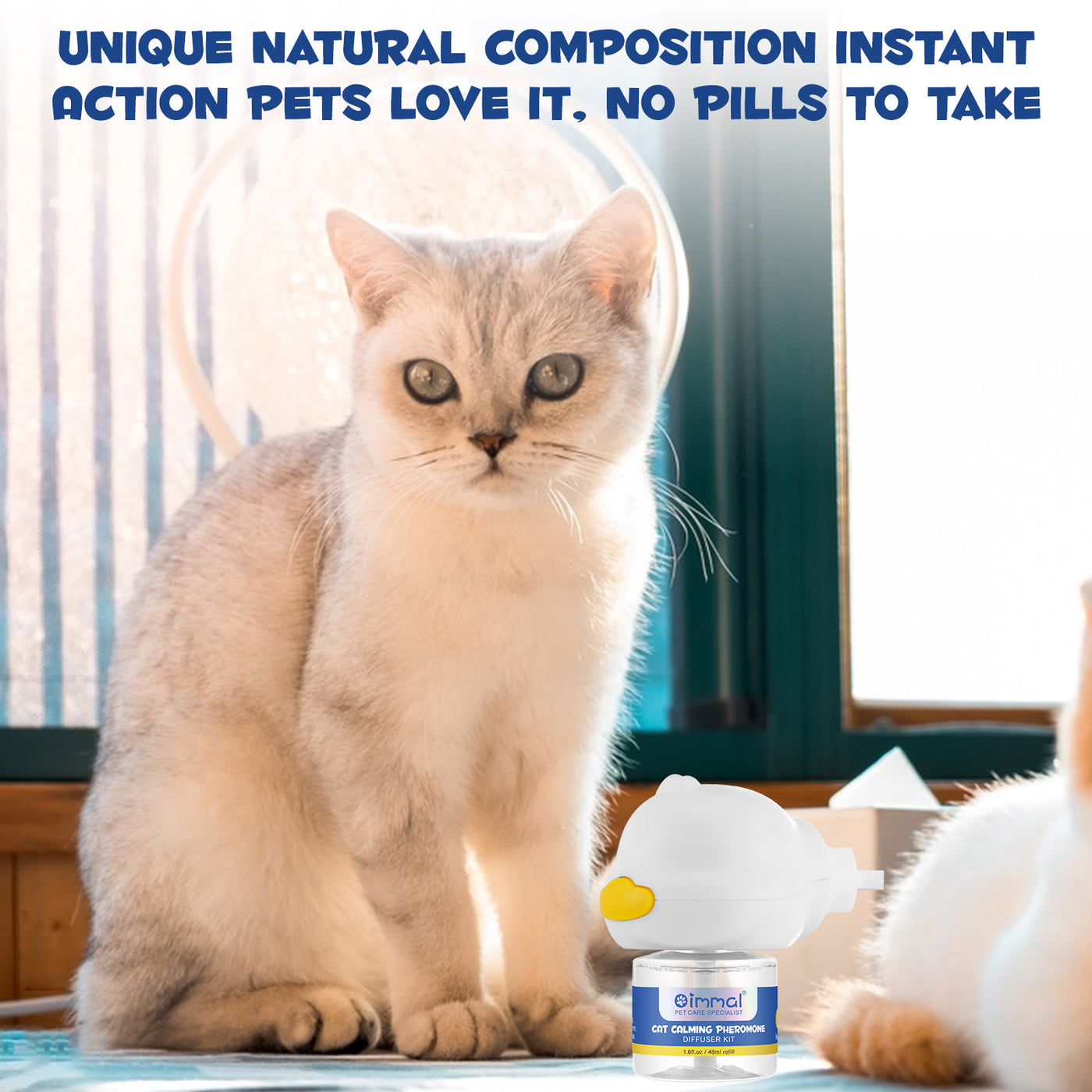 Beruhigungsset für Katzen | Pheromon-Diffusor | Reduziert Stress, Kämpfe & Markierverhalten