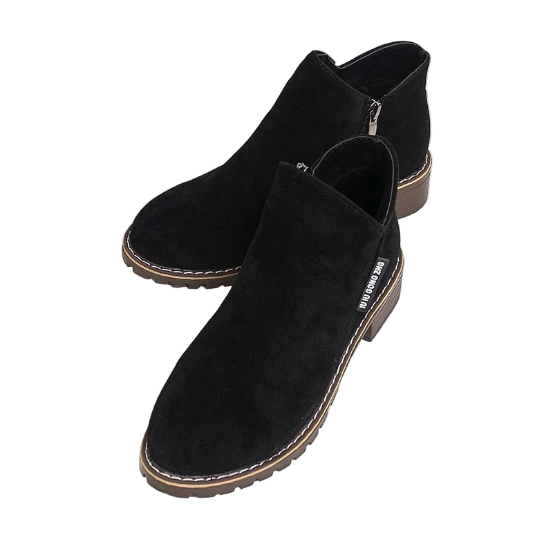 Damen Stiefeletten | Dicke Rutschfeste Sohle | Gepolsterte Innensohle | Alltag & Freizeit
