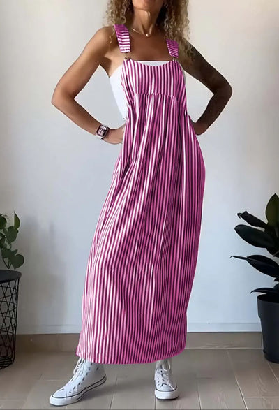 Liselotte - Gestreiftes, lässiges Jumpsuit-Kleid