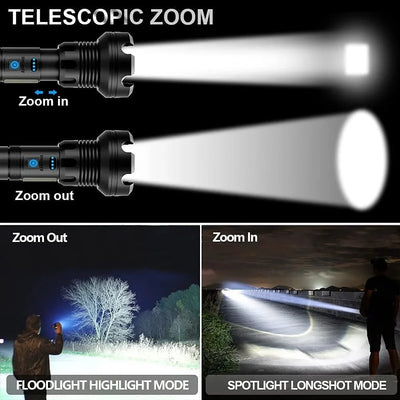HellerStreik™ Maximale Helligkeit Reichweite Taschenlampe
