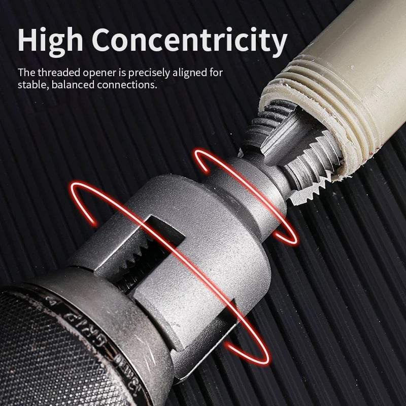 Rohrgewindeschneider | Innen- & Außengewinde | 40Cr Legierter Stahl | Für PVC & PPR Rohre